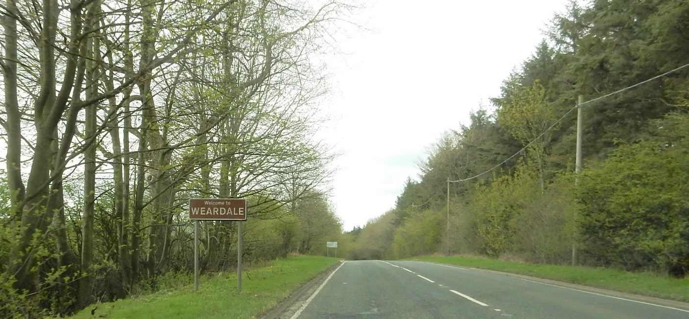 Entering Weardale