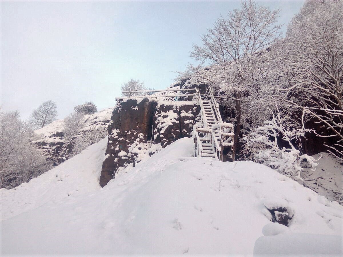 Snow Covered Mine Portal
